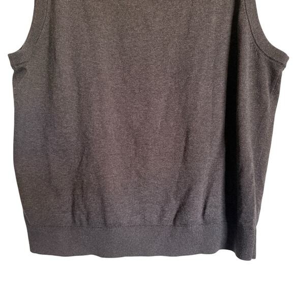 Daniel Cremieux Sz XL 1/4 Zip Sweater Vest Preppy Golf Dark Academia - Picture 10 of 10